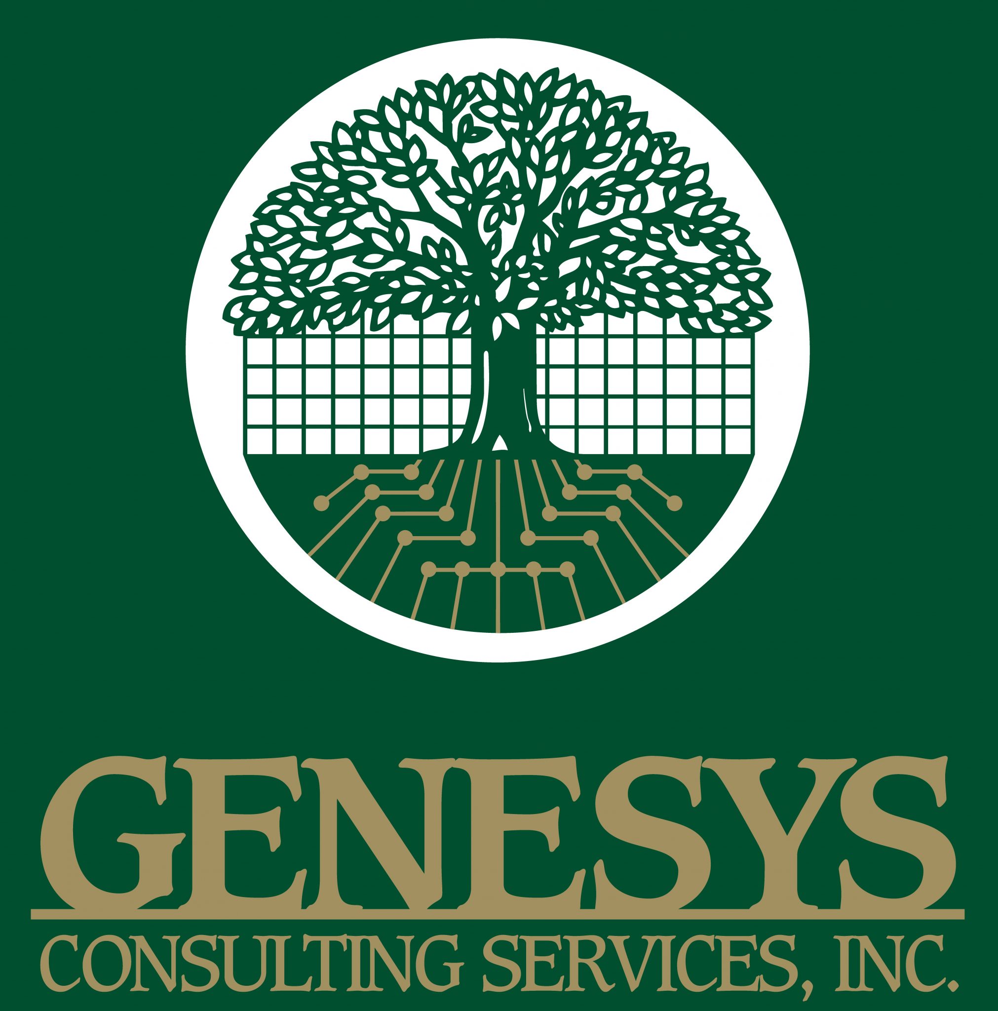 GENESYS Logo - Tree and Name